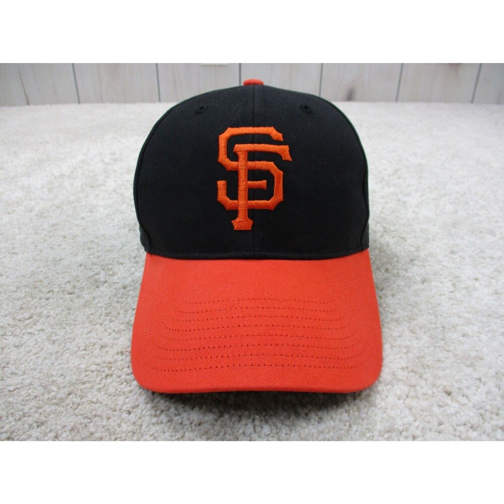 San Francisco Giants Hat Cap Strap Back One Size Black Orange Baseball '47 Mens